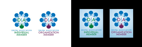Drupal Association Badge Design Concept 4