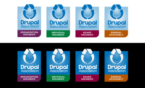 Drupal Association Badge Design 6a