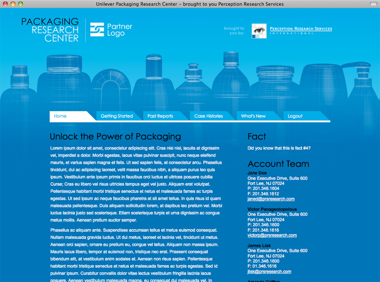 PRS Packaging Research Center Site Home Page