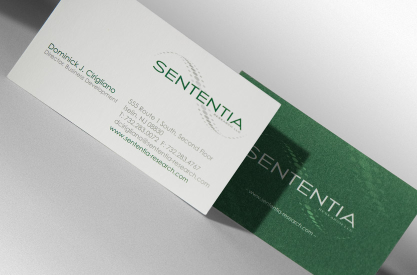 Sententia Research Business Cards